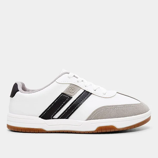Tênis Infantil Molekinho Casual Menino - Branco+Cinza