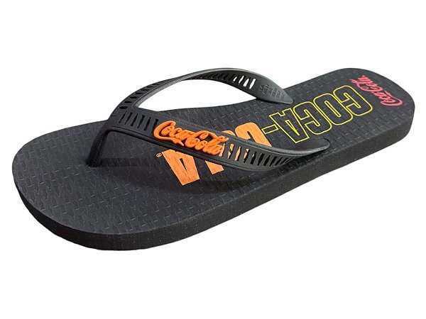 Sandália Masculino Coca-Cola Light 2 CC4696 Preto/Preto