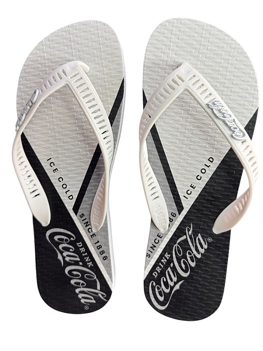 Sandália Masculina Coca-Cola CC4526 Branca