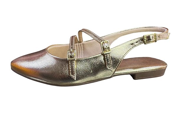Mule Feminino Dourado 4134.1012  Elegância e Estilo