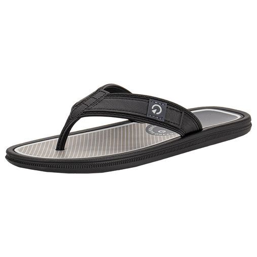 Chinelo Masculino Maiorca Essencial Cartago 11326 Preto/Cinza