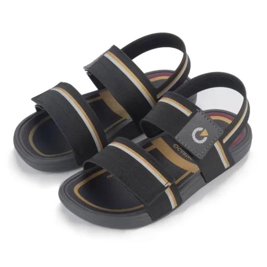 Sandália Infantil Menino Cartago Kids Detroit II – Grafite+Vermelho 12306