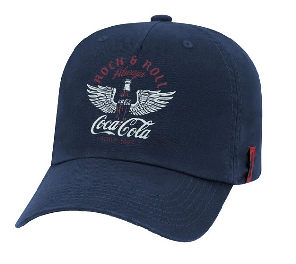 BONE COCA COLA SILK FRONTAL E ETIQUETA LATERAL JULIA PT U AZUL ES MACEIO 2867