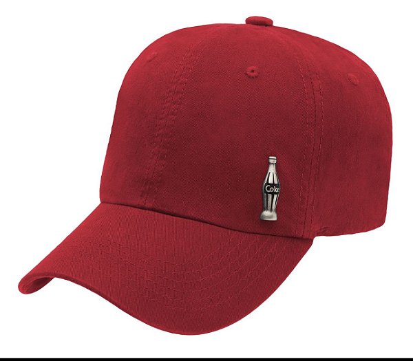 BONE COCA COLA BASICO METAL COKE GARRAFINHA JULIA PT U VERMELHO ME BLOOD 137