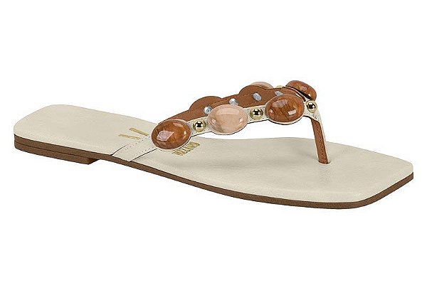 Sandália Rasteira Feminina Vizzano 6553-104