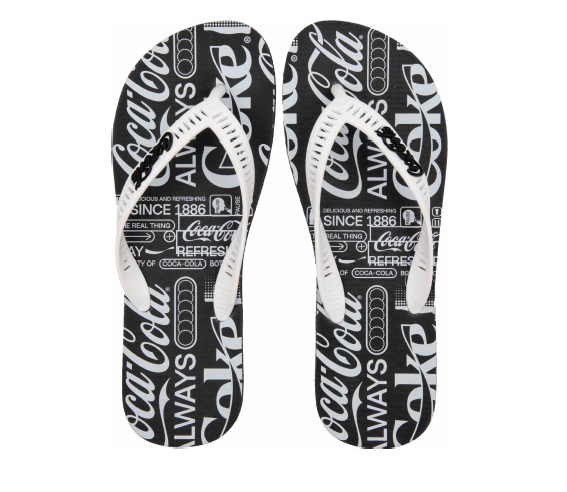 Chinelo Masculino Coca-Cola Original CC4847 – Preto/Branco