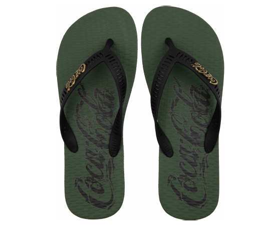 Chinelo Masculino Coca-Cola Original CC4851 – Musgo/Preto