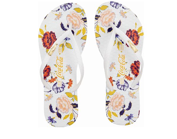 Sandália Feminina Coca-Cola CC4824 – Branco