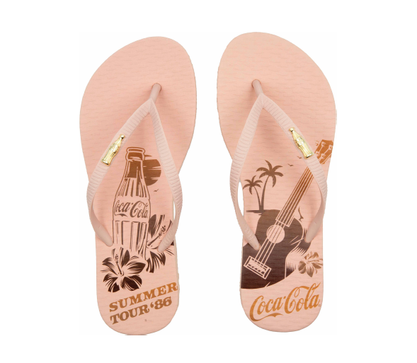 Sandália Feminina Coca-Cola CC4821 – Rose
