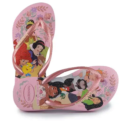 Chinelo Havaianas Infantil Slim Princesas