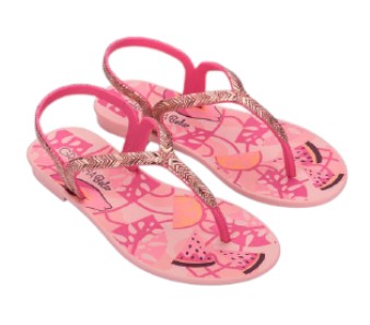 Sandália Infantil Menina Grendha Bela Amor em Flor 19334