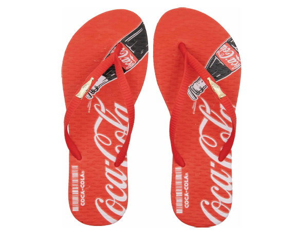Chinelo Feminino Coca-Cola CC4817 – Vermelho