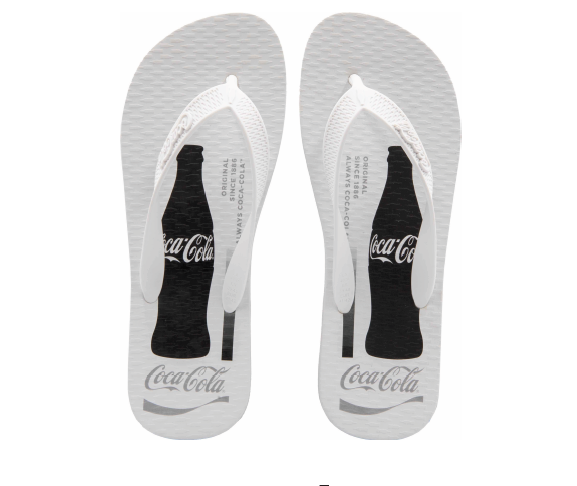 Chinelo Masculino Coca-Cola CROOK CC4846 – Branco