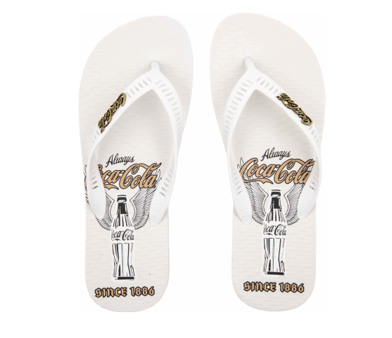 Chinelo Masculino Coca-Cola Branco CC4856