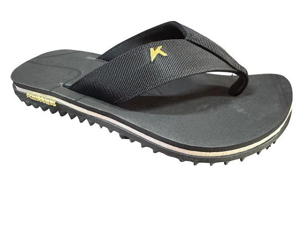 Chinelo Masculino Kenner Kivah PRO L7 NNON – Preto & Branco