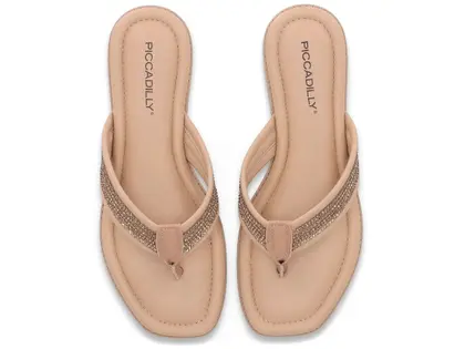 Chinelo Piccadilly 508068 Rasteira com Stras