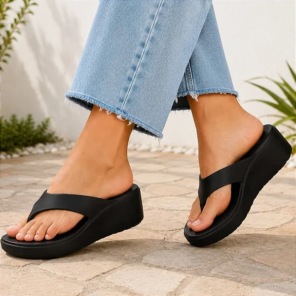Chinelo Plataforma Feminino Beira Rio 8593.100