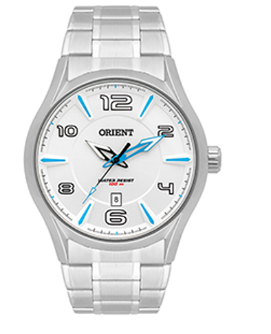 . S2SX - RELOGIO PULSO ORIENT - QUARTZ,ANLGO.CX.ACO INOX.CAL.VX42E22 - D.C.R.E 2017/055551