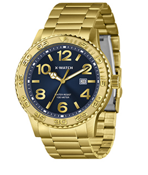 . D2KX - RELOGIO PULSO XWATCH - QUARTZ,ANLGO.CX.ACO INOX.CAL.VX32E21 - D.C.R.E 2025/056120