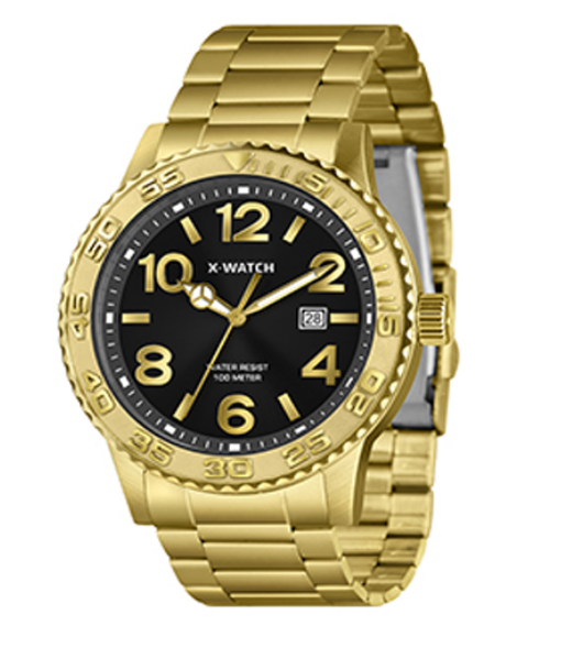 . P2KX - RELOGIO PULSO XWATCH - QUARTZ,ANLGO.CX.ACO INOX.CAL.VX32E21 - D.C.R.E 2025/056120