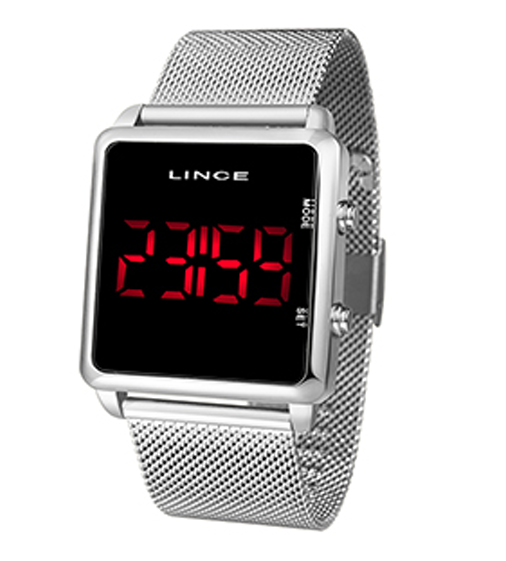 . PXSX - RELOGIO PULSO LINCE - QUARTZ,DIGITAL CX.ACO INOX.CAL.BJ338 - D.C.R.E 2019/041353