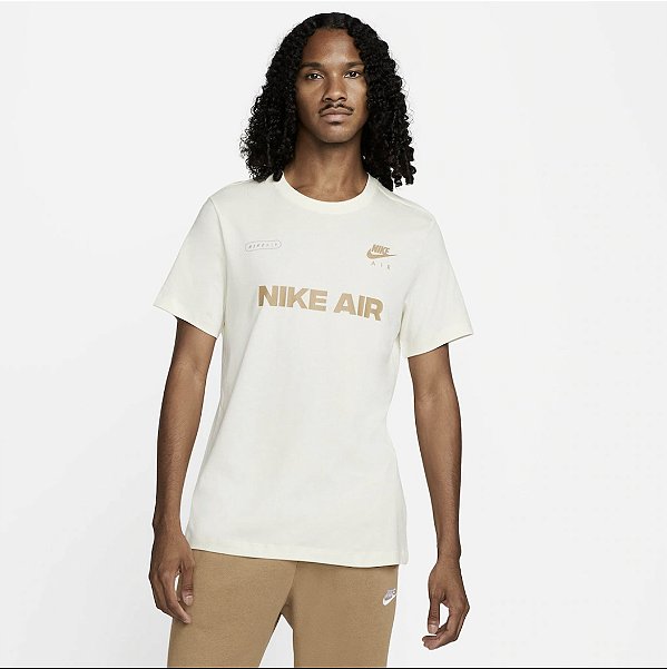Camiseta Nike Air Bege Refletiva