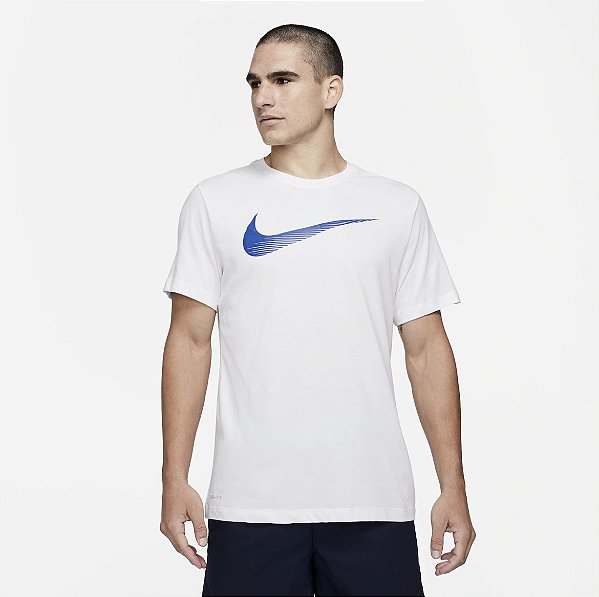 Camiseta Nike Dri Fit Swoosh Blue