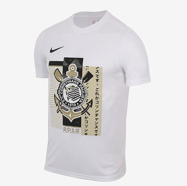 Camiseta Nike Corinthians Especial Ano Dourado 2012