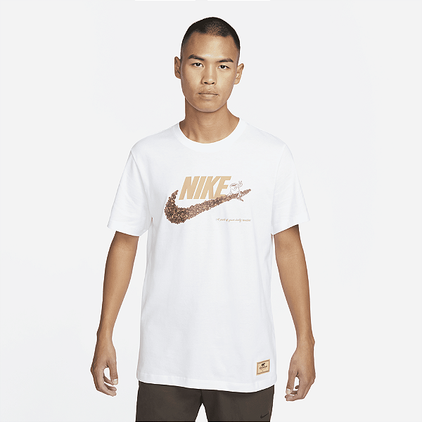 Camiseta Nike Beans Coffe Branca