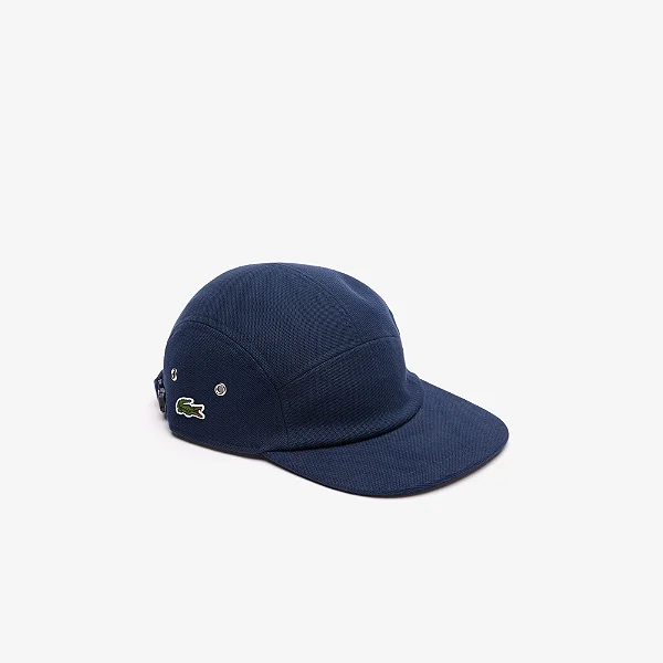 Boné Lacoste Five Girolle Piquet Azul Marinho RK0543