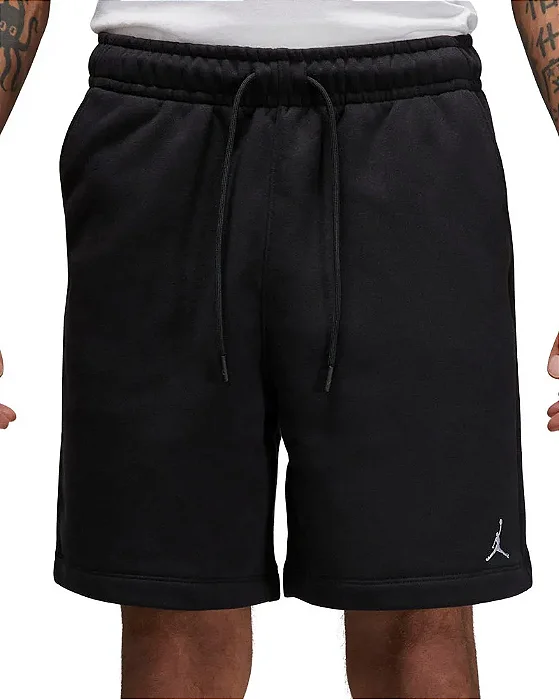 Bermuda Jordan Fleece Essential Preto