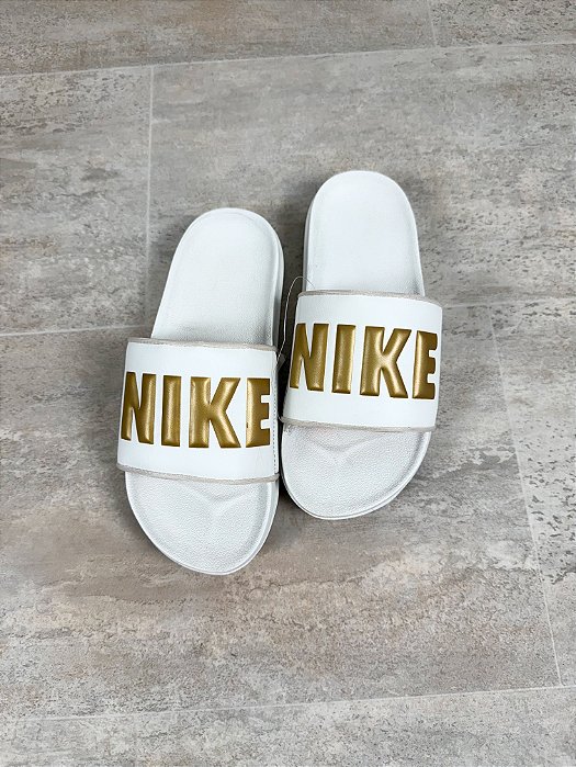 Chinelo Nike Offcourt Gold Feminino