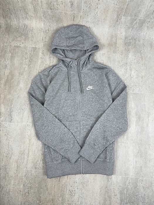 Moletom Nike Club Sportswear Cinza