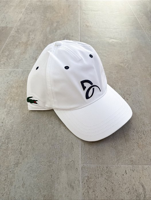 Boné Lacoste Sport Djokovic 23/24 Branco e Azul