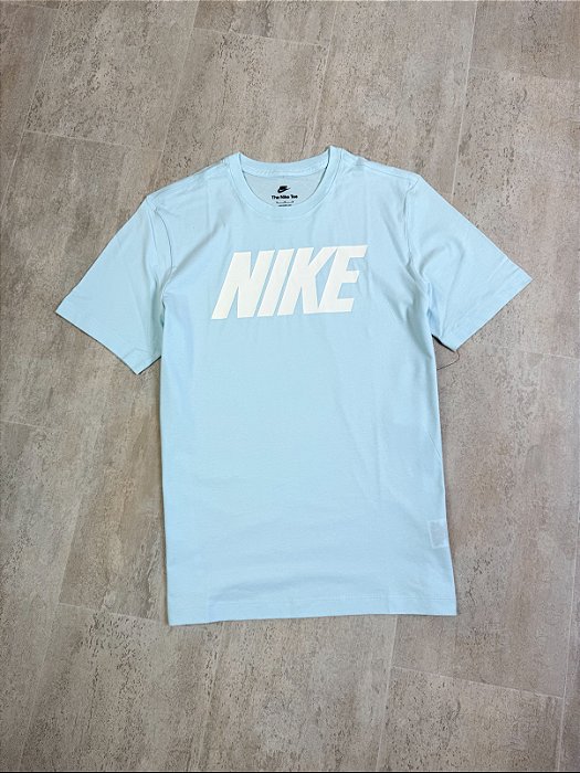 Camiseta Nike Sportswear Letreiro Azul