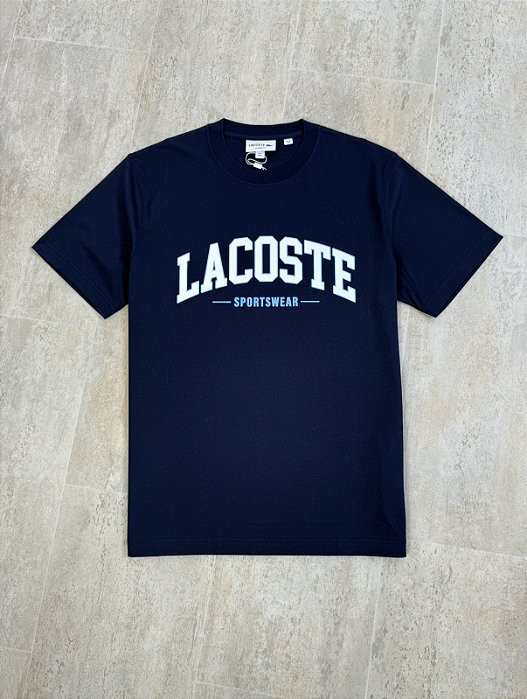 Camiseta Lacoste Sportswear Azul Marinho