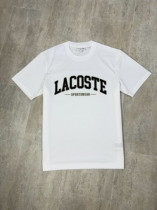 Camiseta Lacoste Sportswear Branca