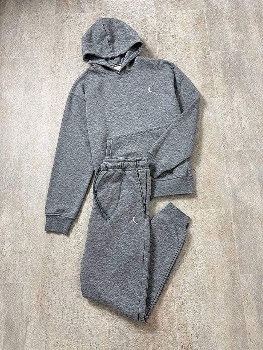 Agasalho Jordan Fleece Jumpman Cinza