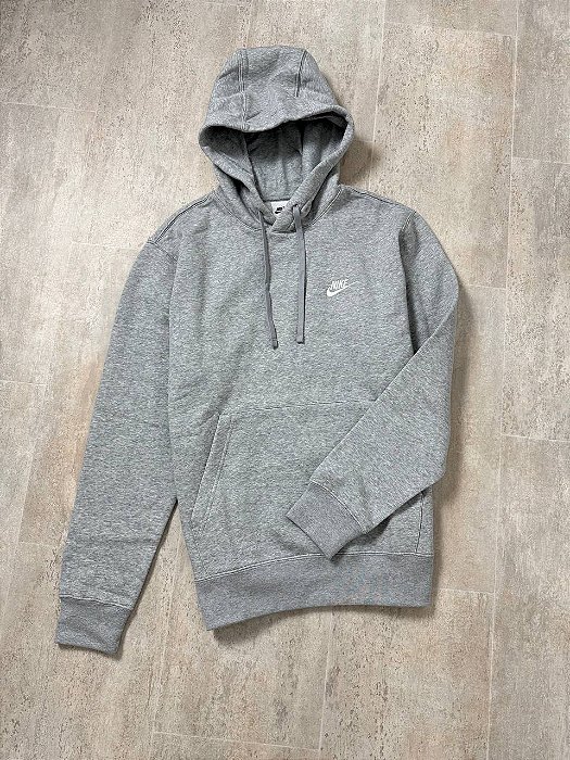 Moletom Nike Club Cinza BV2654