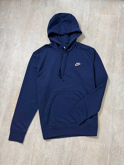 Moletom Nike Club Azul Marinho
