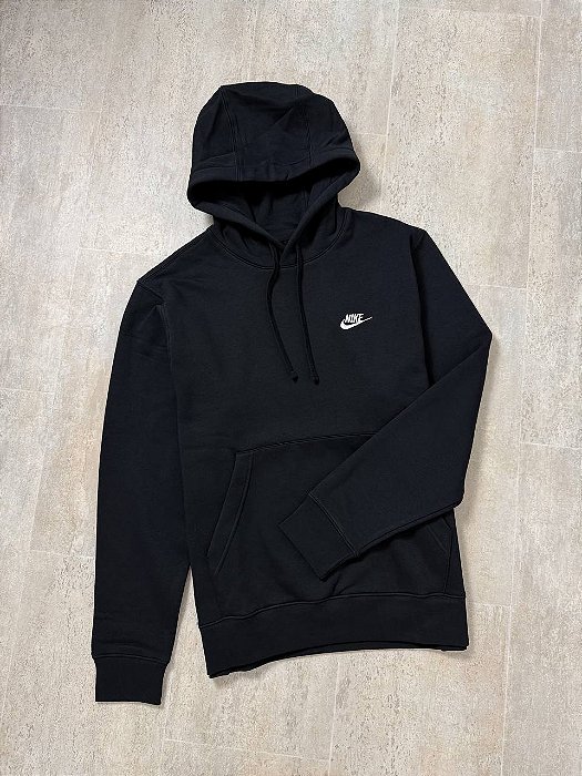 Moletom Nike Club Preto BV2654