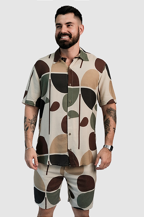 Camisa Aberta Clusia