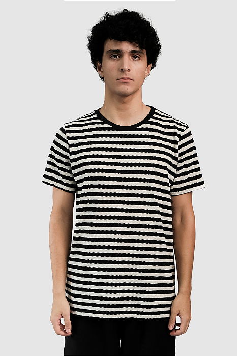 Camiseta Tricot Listrado Nautic