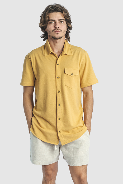 Camisa Aberta Tricot Focus