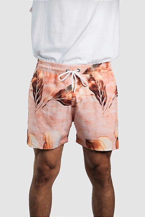 Beach Short Art Aquarela