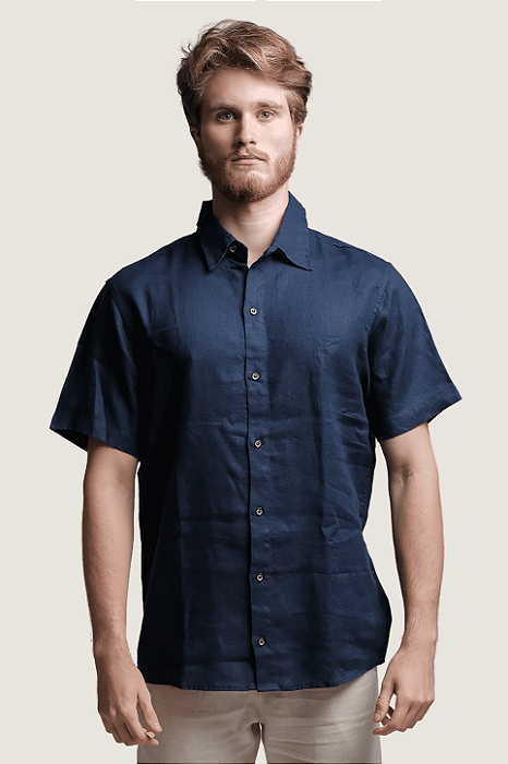 Camisa Aberta Puro Linho