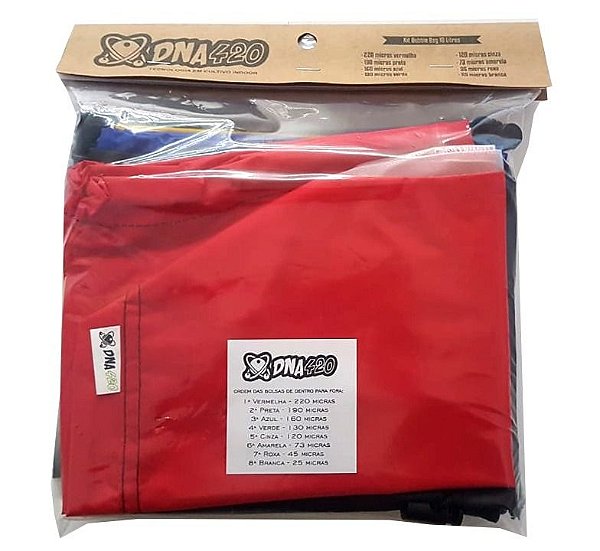 KIt Bubble Bag 18 Litros - 8 Bags