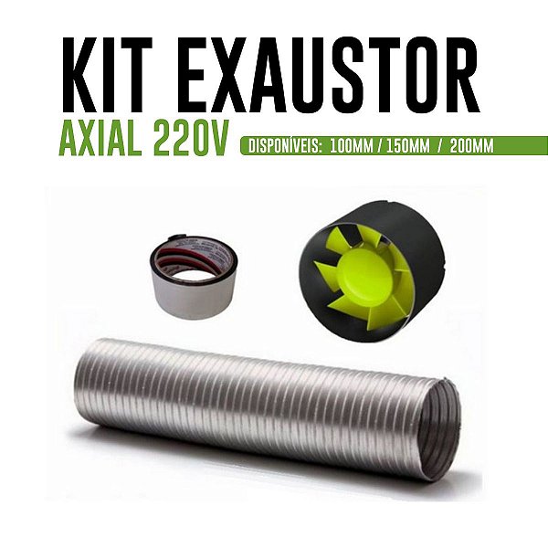 Kit Exaustor Axial 220v