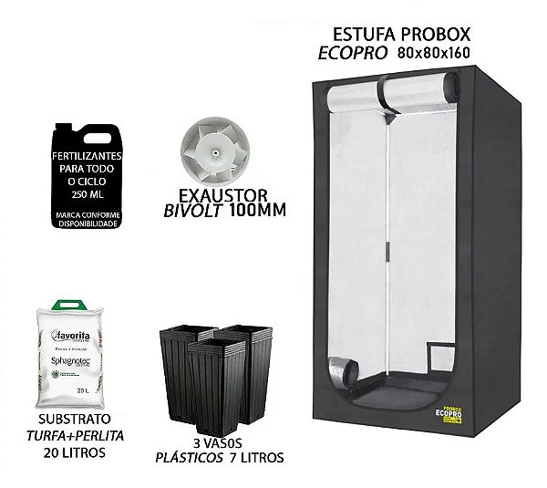 KIT PROBOX ECO 80x80x160 - Sem Luz