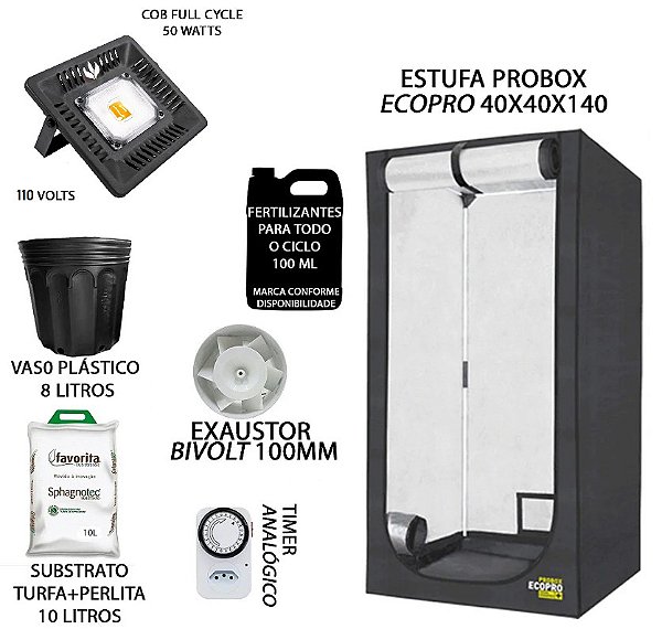KIT PROBOX ECO 40x40x140 - 50w 110v
